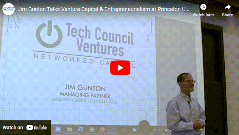 Jim Gunton teaches Dr. Shahram Hejazi VC and Entrepreneurialism class at Princeton University &ndash; September 2021